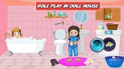 Pretend My Doll House: Town Family Cleaning Games screenshot 4