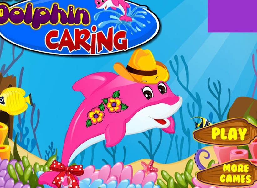 cute dolphin caring - Preview 4