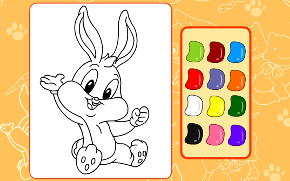 Bunny and Friends Coloring - Preview 3
