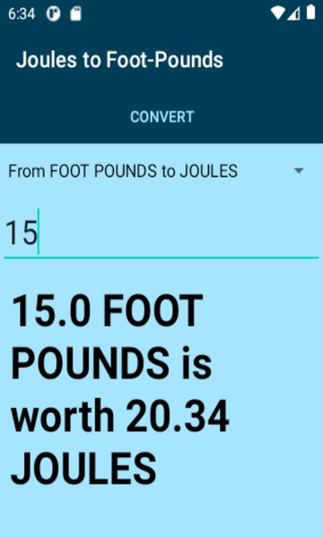 Joules to Foot-Pounds - Preview 1