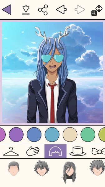mega anime avatar creator:make your own character APK للاندرويد تنزيل
