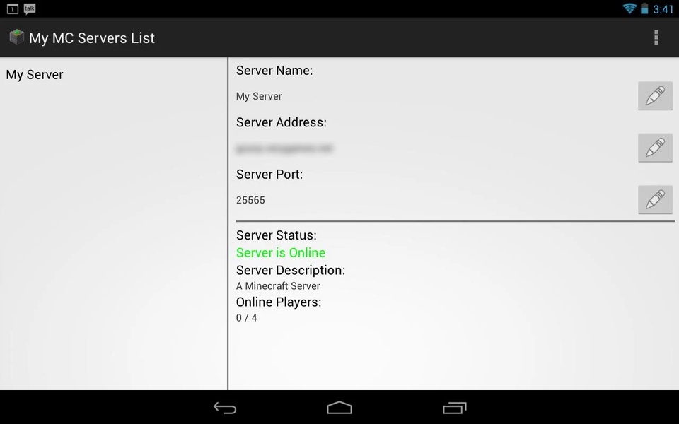 My MC Servers List - Preview 1