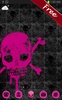 Pink Skull Go Launcher Theme screenshot 5