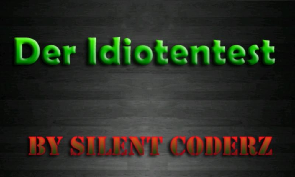 Idiotentest - Preview 2