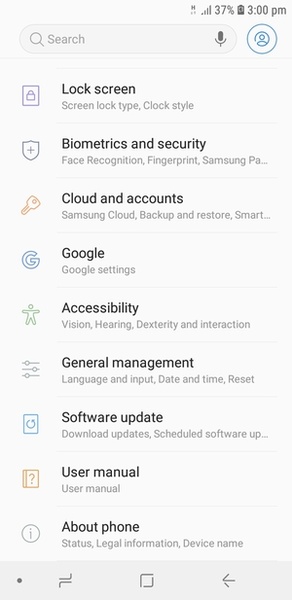 Samsung Software Update - Preview 2