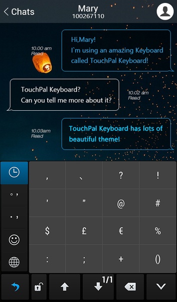 TouchPal SkinPack Cool V5 - Preview 1