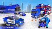 Police Car transporter Game 3D screenshot 3