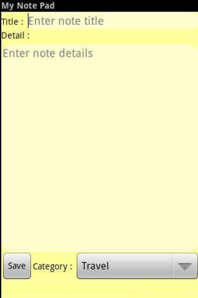 My Note Pad - Preview 2