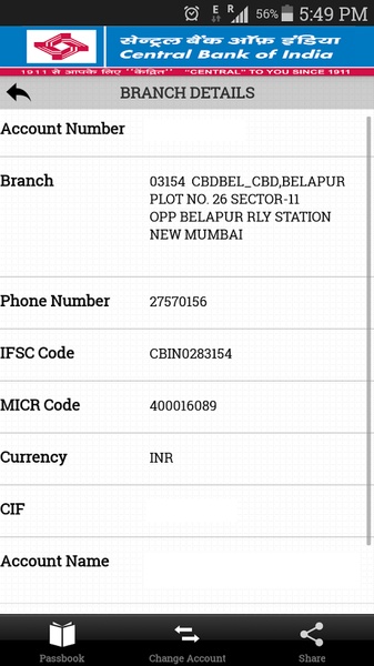 CBI m-Passbook - Preview 3