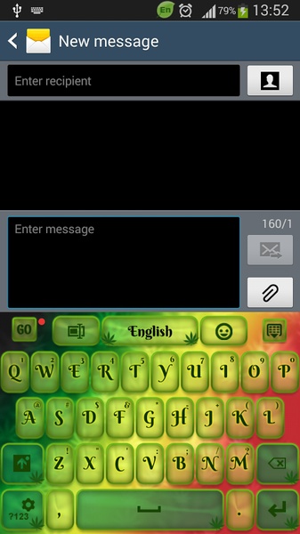 GO Keyboard Rasta Theme - Preview 6