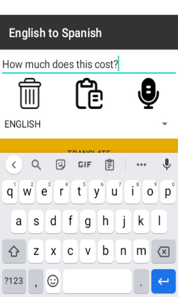 English to Spanish - Preview 3