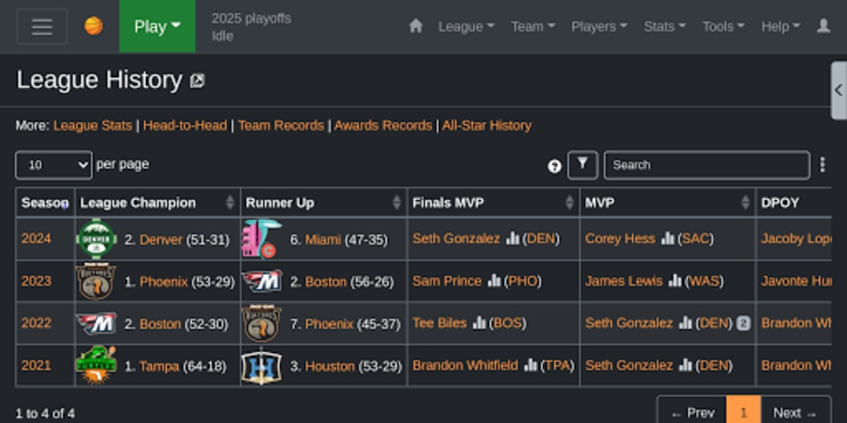 Basketball GM 3 Screen Grabs 5