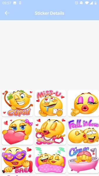 Emoji Love GIF Stickers For WhatsApp - Preview 4