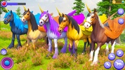 Wild Unicorn Horse Family Sim screenshot 4