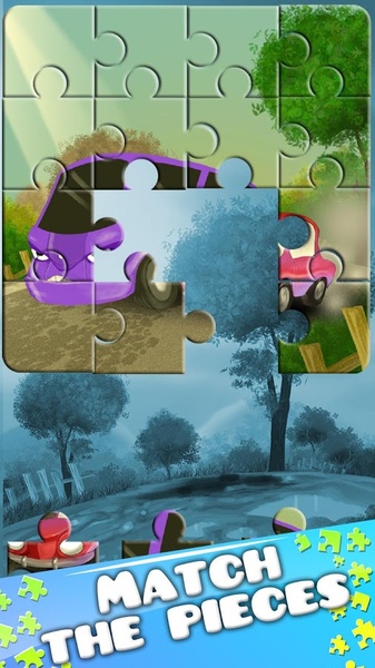 Cars and Trucks-Puzzles for Kids - Preview 4