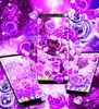 Purple rose live wallpaper screenshot 3