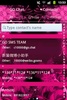 GO SMS Theme Pink Flower screenshot 2