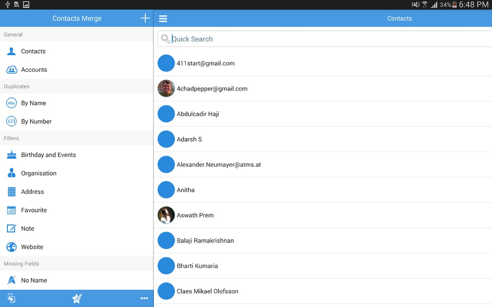 Contacts Merge - Preview 2