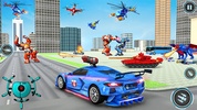 Police Dragon Robot Car Games screenshot 7