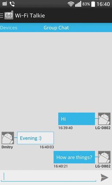 Wi-Fi Talkie Lite - Preview 4