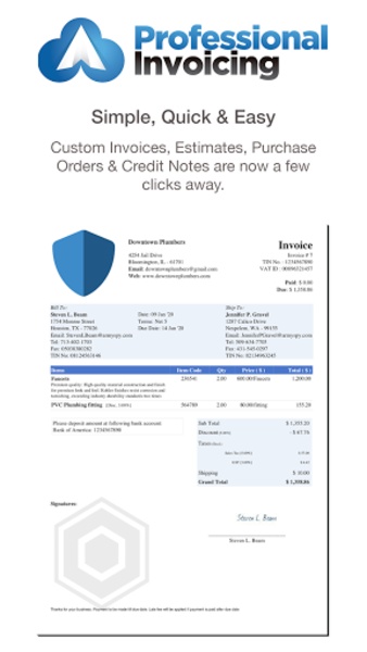 Invoice PDF Free - Preview 18