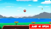 Red Hero 3 - Roll and Jump Bal screenshot 1