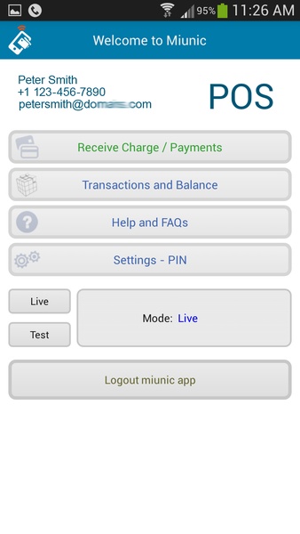 Miunic POS - Accept Credit Card Payments Mobile Ph - Preview 2