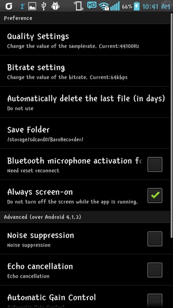 Baro Mp3 Voice Recorder(PRO) - Preview 1