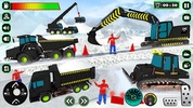 Snow Excavator Truck Games 3D screenshot 8
