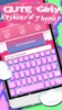 Cute Girly Keyboard Themes screenshot 1