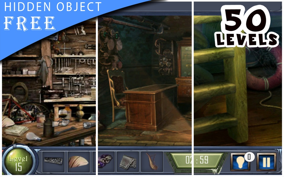 Hidden Object Game : 50 Levels of Midnight Castle - Preview 2
