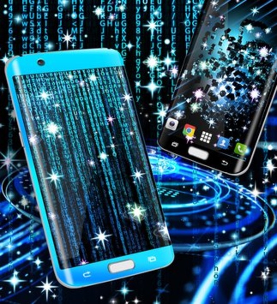 Blue tech live wallpaper - Preview 3