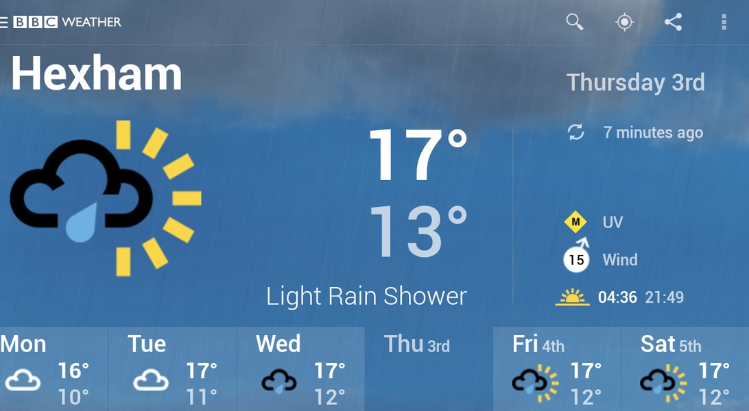 BBC Weather - Preview 16