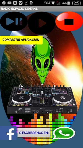 Radio Online Espacio Sideral - Preview 2