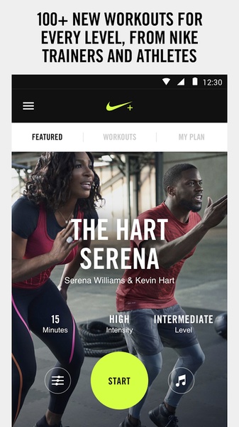 Nike training outlet apk