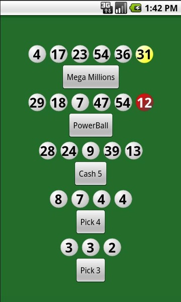 Lottery Numbers - Preview 1
