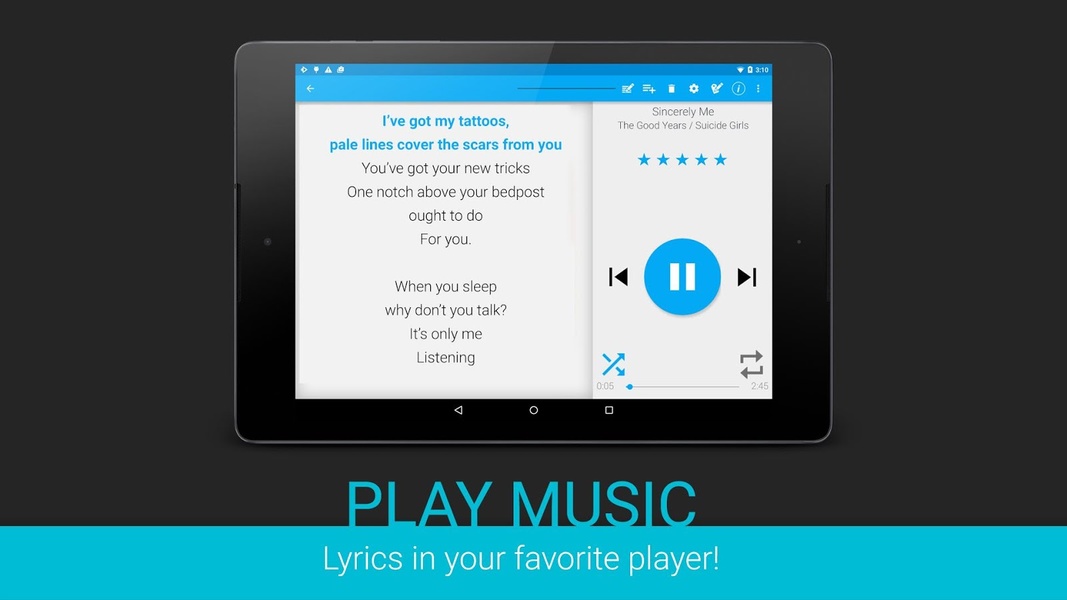 Lyrics para Android - Baixe o APK na Uptodown