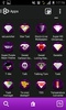 Purple Diamonds GO Launcher Theme screenshot 4