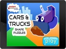 Cars and Trucks! Shape Puzzles screenshot 4