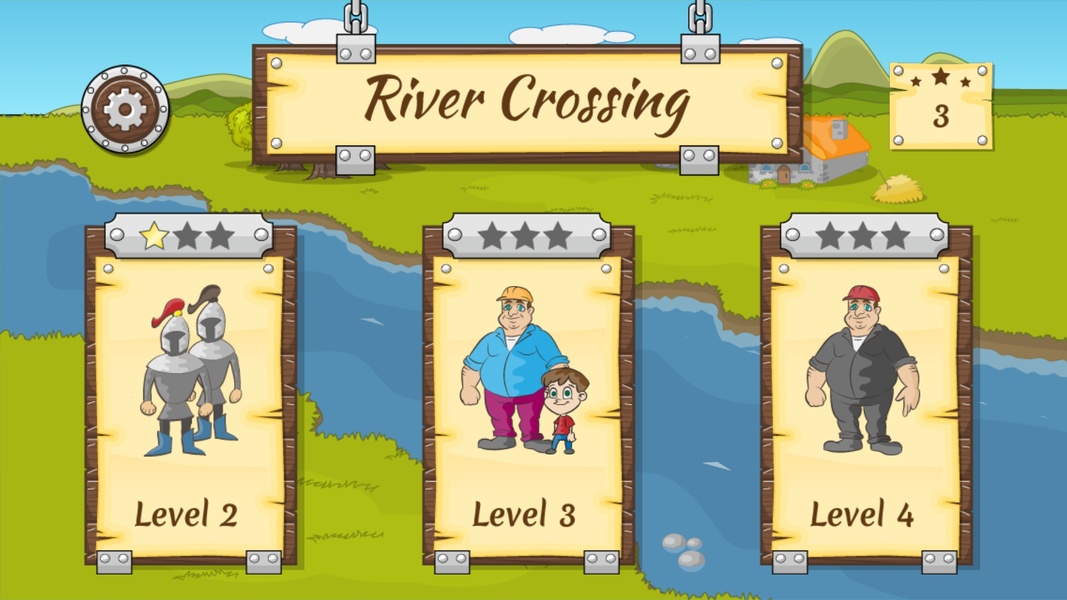 River Crossing IQ Logic Puzzles - Preview 9