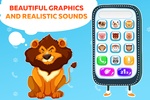 Phone for kids. Sounds, numbers, animals screenshot 4