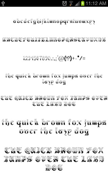 Old English Fonts - Preview 3