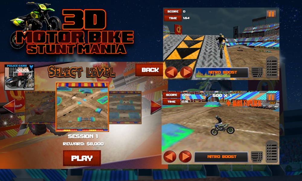 3d Motor Bike Stunt Mania - Preview 10