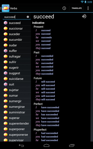 Spanish English Dictionary - Preview 9