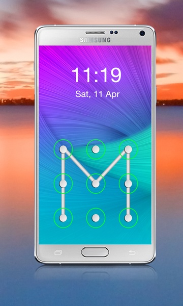 Galaxy Lock Screen Pattern - Preview 2