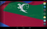 Maldives Flag Live Wallpaper screenshot 1