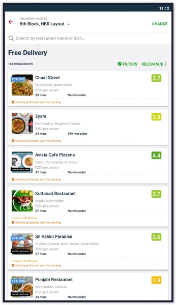 Zomato Order - Food Delivery App - Preview 2