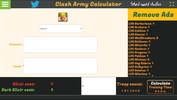 Clash Calculator screenshot 1