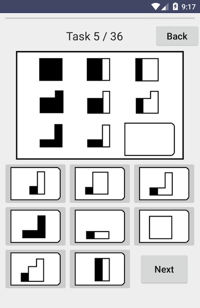 Raven IQ Test - Preview 1