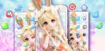 Cute Girl Theme: Princess Doll Girly wallpaper HD screenshot 2